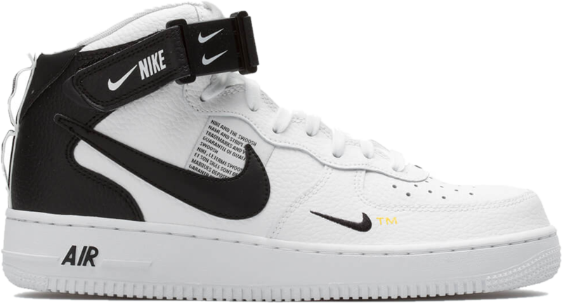 Nike Air Force 1 MID 07 LV 8 Белые с мехом