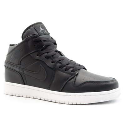 Nike Air Jordan 1 Retro Черно-белые с мехом_mobile
